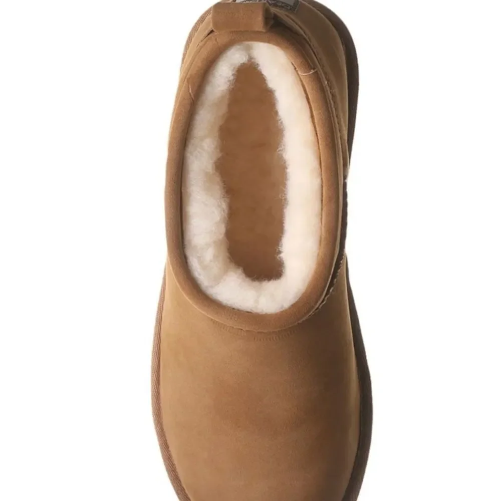 BearPaw Retro Super Shorty Vegan Platform Boot-‎ Hickory
